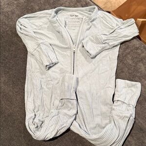 Little Sleepies Stormy ribbed zippy